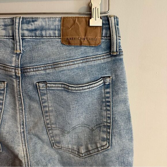 American Eagle Athletic Skinny distressed jean size 28x30 - Picture 5 of 8